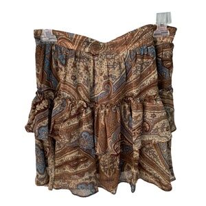 Miss Me Ruffled Mini Skirt S